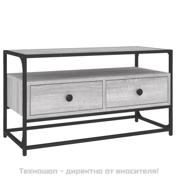 ТB шкаф, сив сонома, 80x35x45 см, инженерно дърво