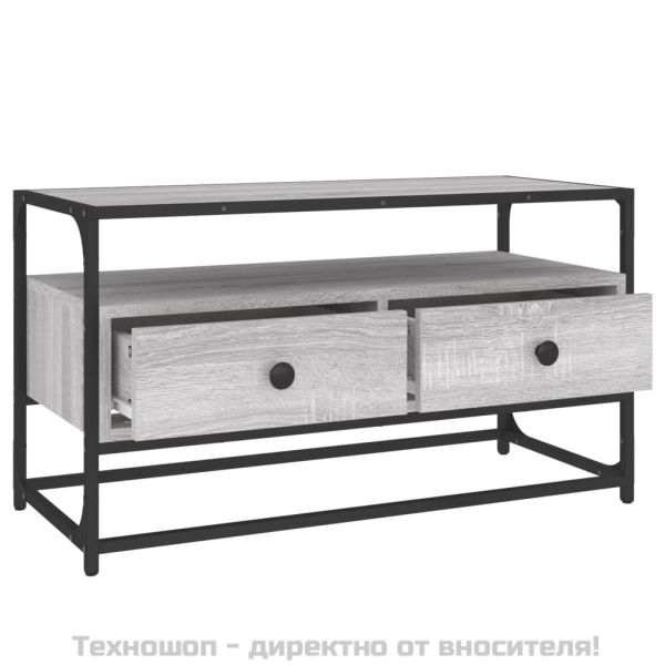 ТB шкаф, сив сонома, 80x35x45 см, инженерно дърво