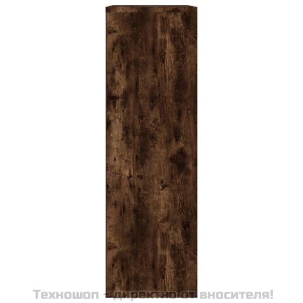 Библиотека/бюфет, опушен дъб, 50x25x80 см, инженерно дърво