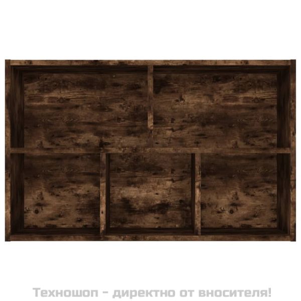 Библиотека/бюфет, опушен дъб, 50x25x80 см, инженерно дърво