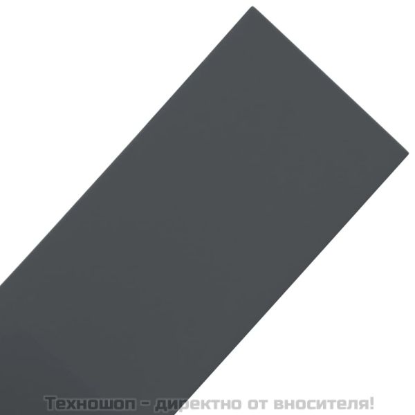 Градински кантове, 5 бр, сиви, 10 м, 15 см, полиетилен