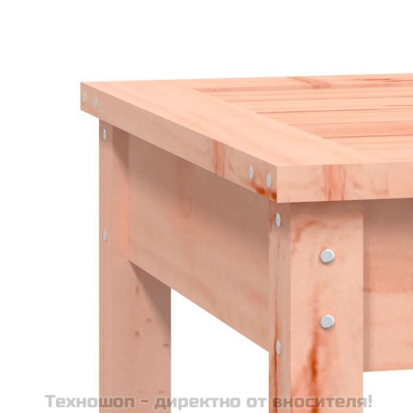 Градинска пейка 50x44x45 см масивна дугласка дървесина