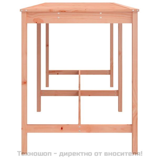 Градинска маса, 203,5x90x110 см, дугласко дърво масив