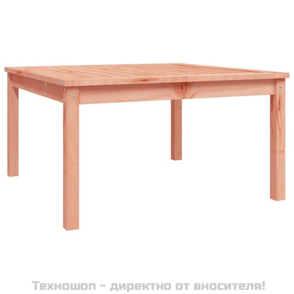 Градинска маса, 82,5x82,5x45 см, дугласко дърво масив