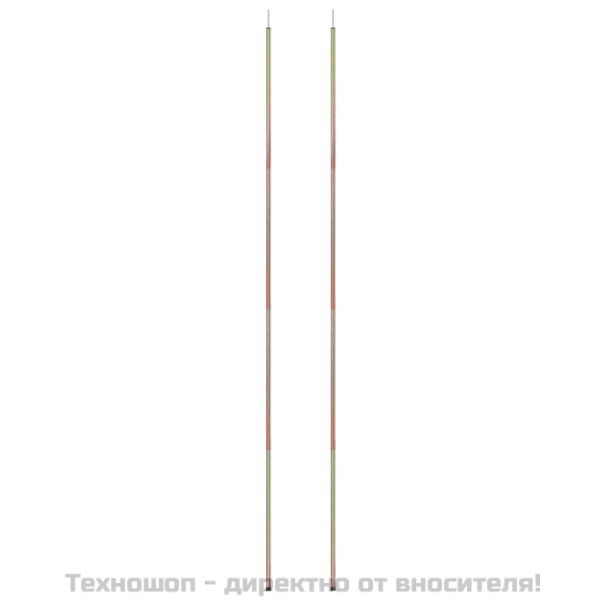 Прътове за сенник, 2 бр, 250 см, поцинкована стомана