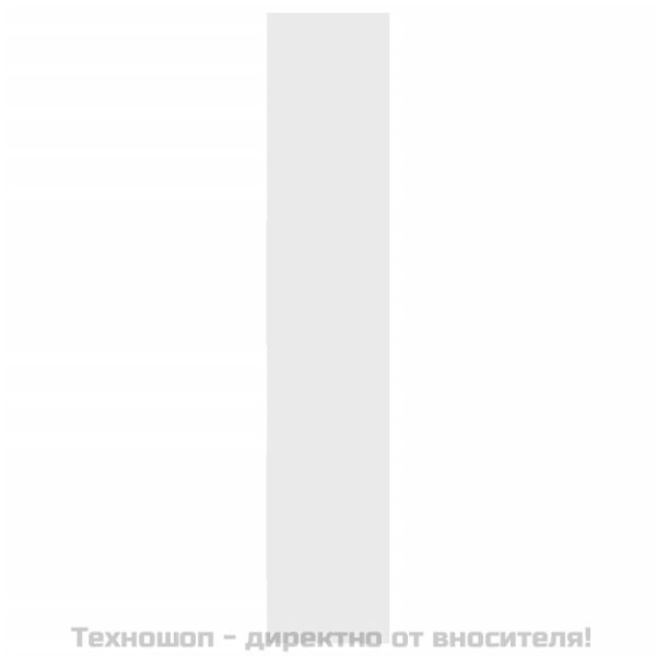 Библиотека, бяла, 60x35x180 см, инженерно дърво