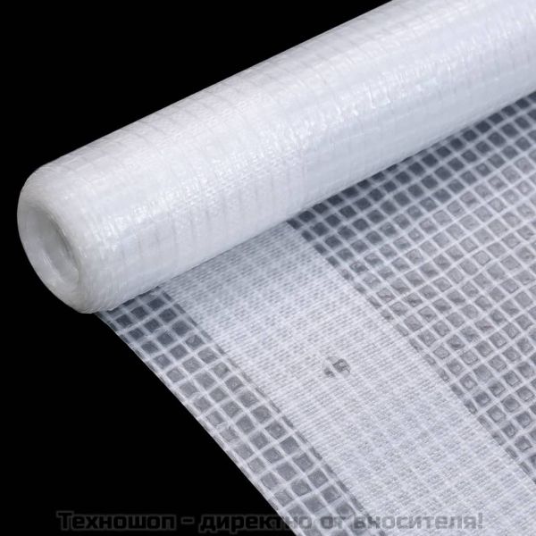 Брезенти тип Лено, 2 бр, 260 г/м², 2x6 м, бели