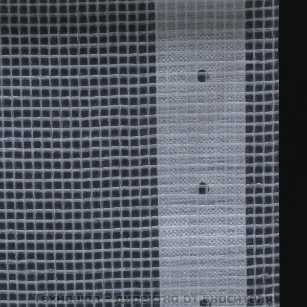 Брезент тип Лено, 260 г/м², 2x6 м, бял