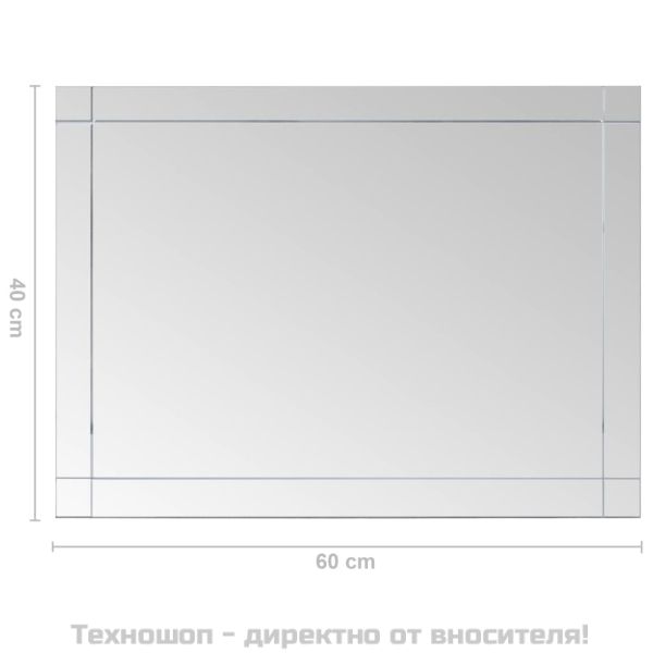 Стенно огледало, 60x40 см, стъкло