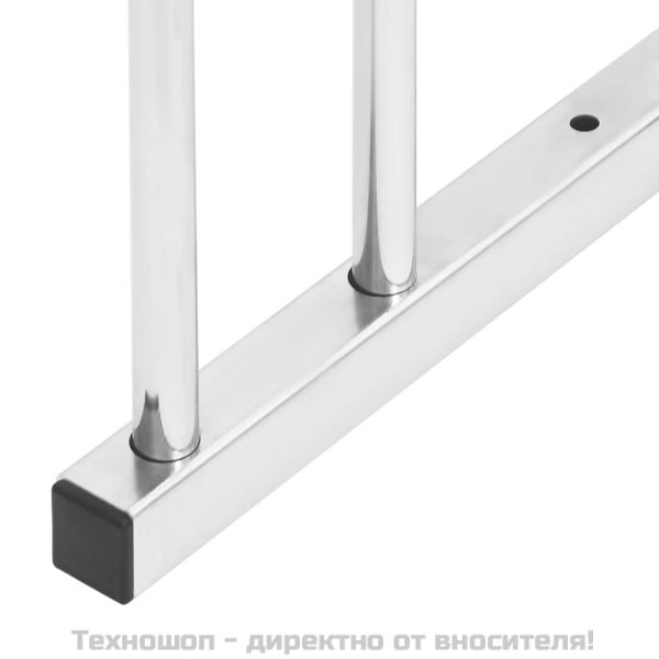 Стойка за велосипеди за 6 велосипеда, поцинкована стомана