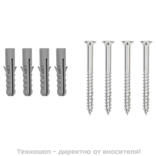 Стойка за велосипеди за 3 велосипеда, поцинкована стомана