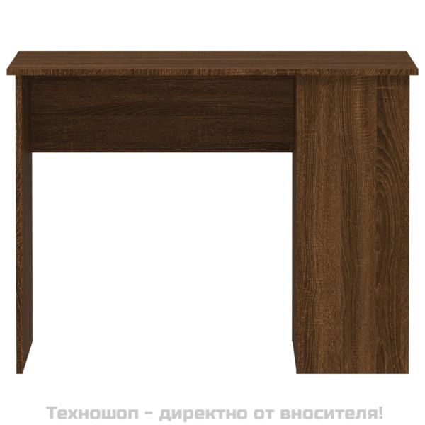 Бюро, кафяв дъб, 100x55x75 см, инженерно дърво