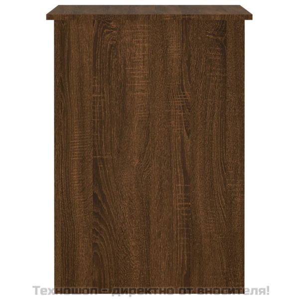 Бюро, кафяв дъб, 100x55x75 см, инженерно дърво