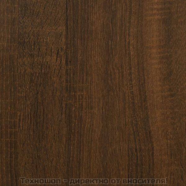 Бюро, кафяв дъб, 100x55x75 см, инженерно дърво