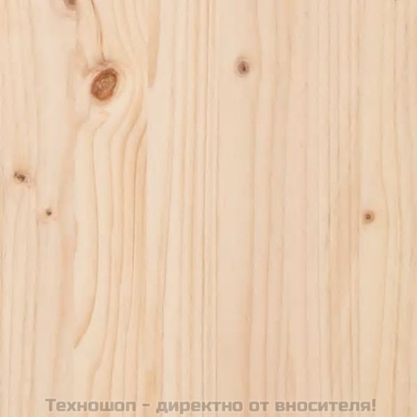 Комплект градински кутии от 4 части, масивно дърво бор