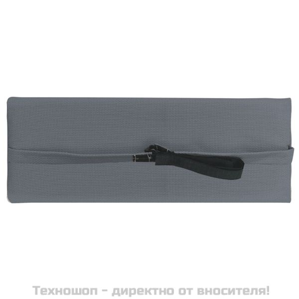 Облегалка за глава за шезлонг, сива, 40x7,5x15 см, textilene