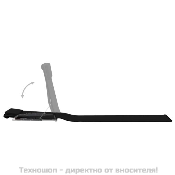 Сгъваеми плажни постелки, 2 бр, стомана и плат, черни