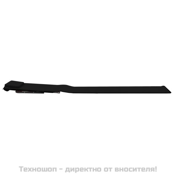Сгъваеми плажни постелки, 2 бр, стомана и плат, черни