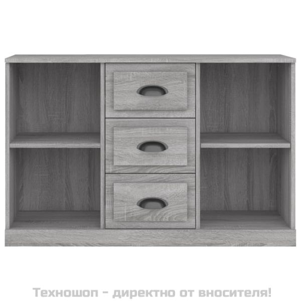 Сайдборд, сив сонома, 104,5x35,5x67,5 см, инженерно дърво