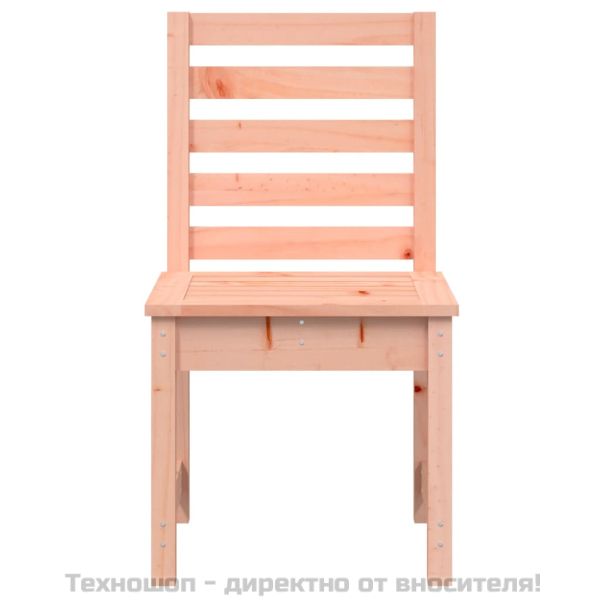 Градински столове, 2 бр, 50x48x91,5 см, масивно дугласко дърво
