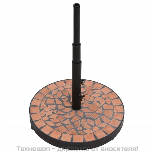 Основа за чадър, теракота, кръгла, 12 кг