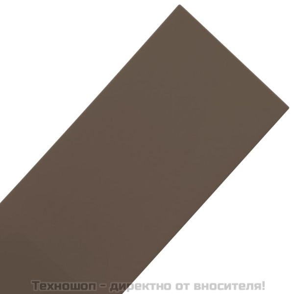 Градински кант, кафяв, 10 м, 15 см, полиетилен