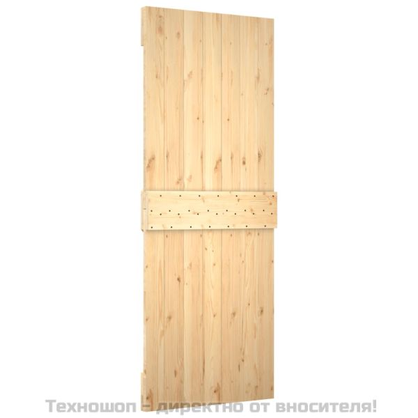Врата "NARVIK" 95x210 см масивна дървесина бор