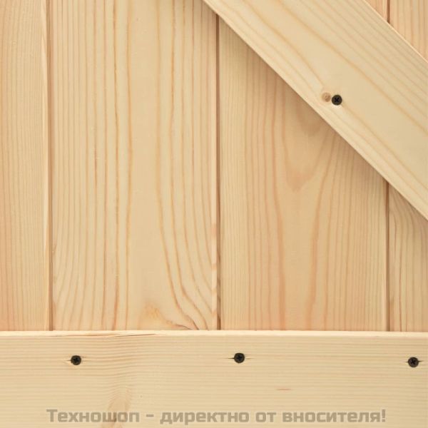 Врата "NARVIK" 95x210 см масивна дървесина бор