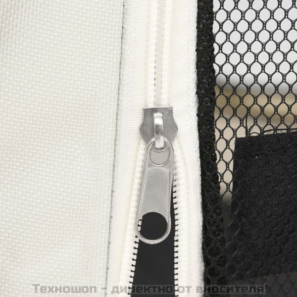 Сгъваема кучешка кошара с чанта за носене розова 90x90x58 см