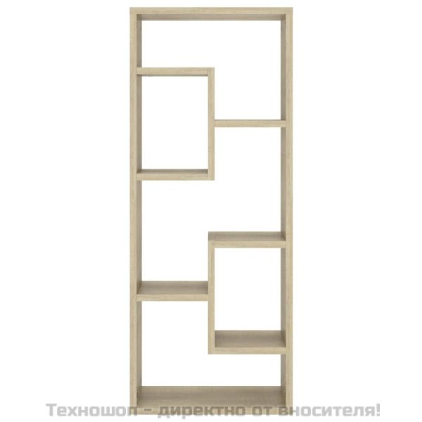 Стенен рафт, дъб сонома, 36x16x90 см, инженерно дърво