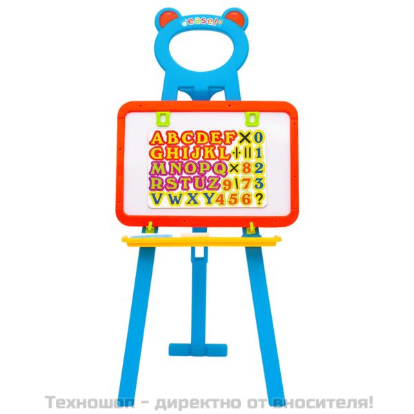 2-1 детски статив с черна и бяла дъска