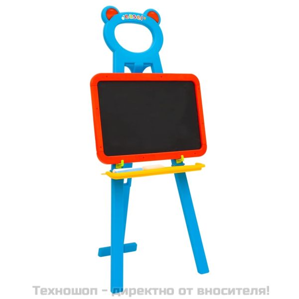 2-1 детски статив с черна и бяла дъска