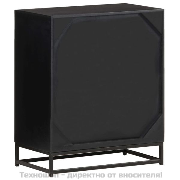 Нощно шкафче, 40x30x50 см, мангово дърво масив