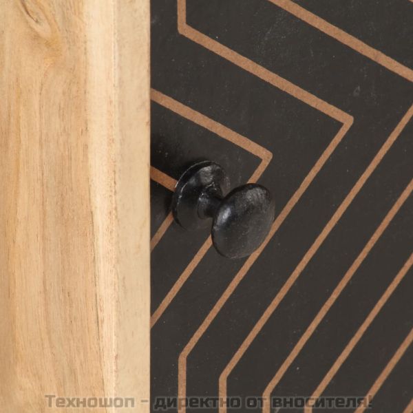 Нощно шкафче, 40х30х50 см, акациево дърво масив