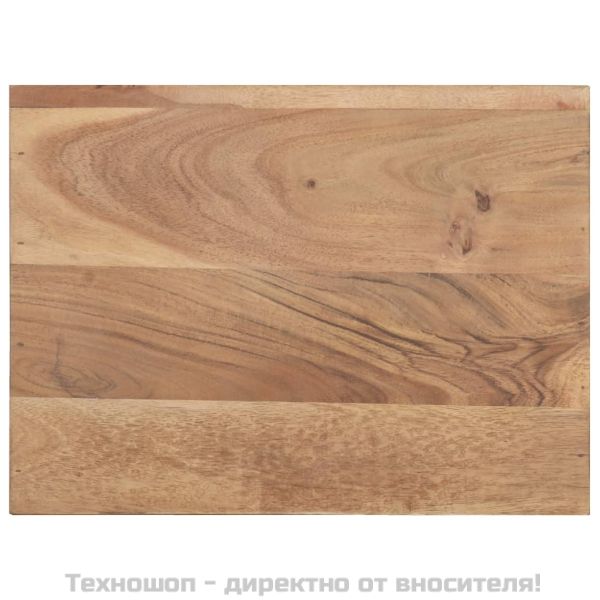 Нощно шкафче, 40х30х50 см, акациево дърво масив с живи ръбове