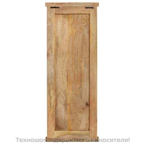 Закачалки за дрехи, 2 бр, мангово дърво масив, 38x100 см