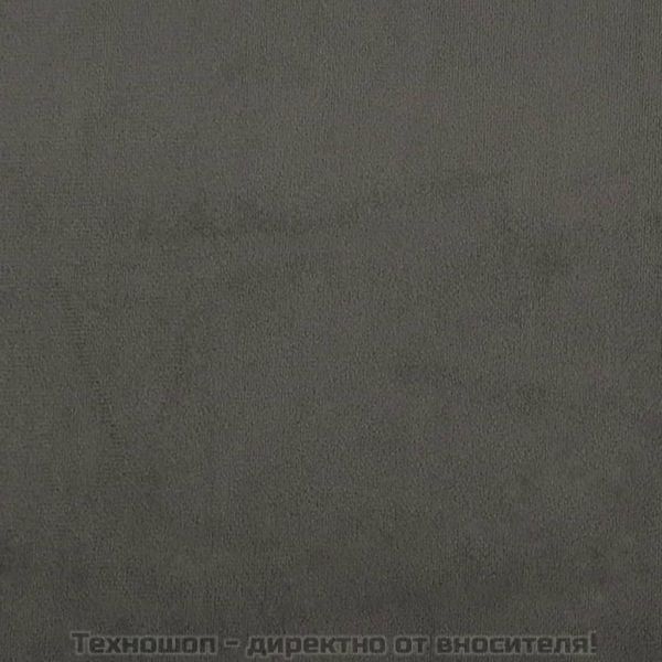 Матрак за легло с покет пружини тъмносив 80x200x20 см кадифе