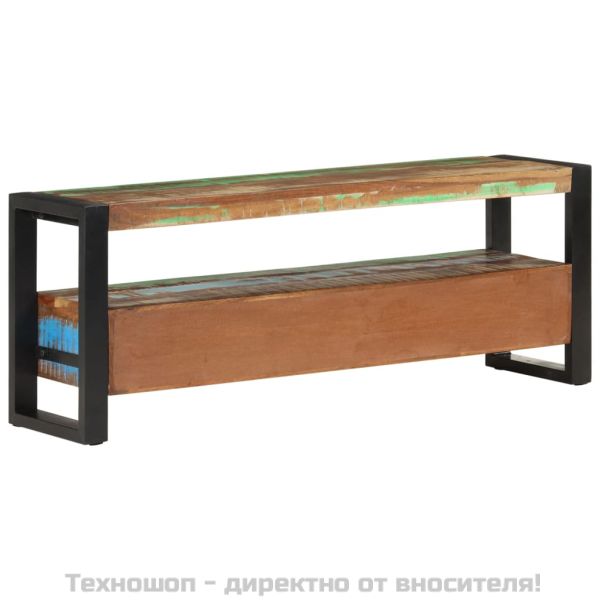 ТВ шкаф, 120x30x45 см, регенерирано дърво масив