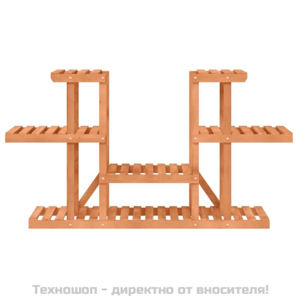 Поставка за цветя, 110x25x73 см, масивна ела