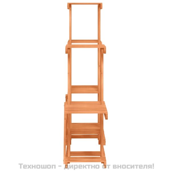 Поставка за цветя, 95x25x96 см, масивна ела