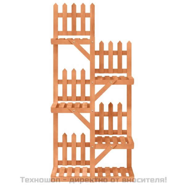 Поставка за цветя, 60x25x130 см, масивна ела