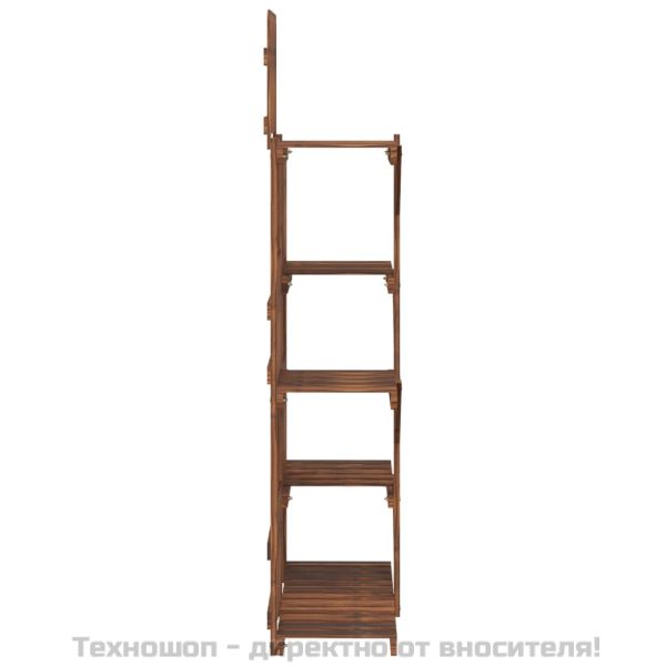 Поставка за цветя, 60x25x130 см, масивна ела