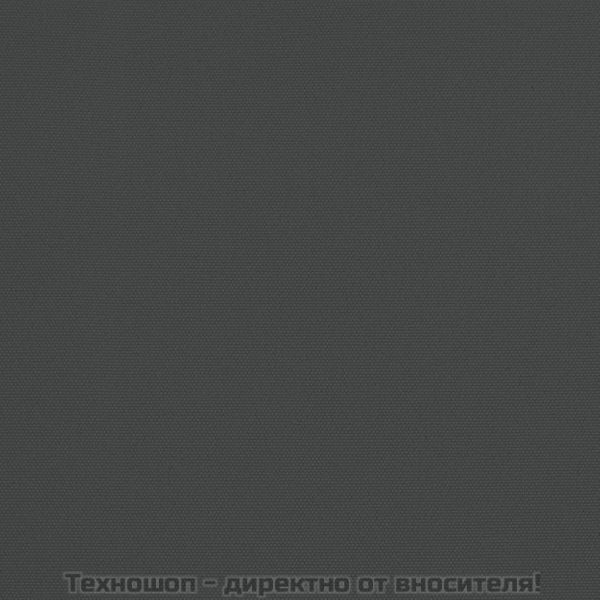 Градински чадър с дървен прът, антрацит, 196x231 см