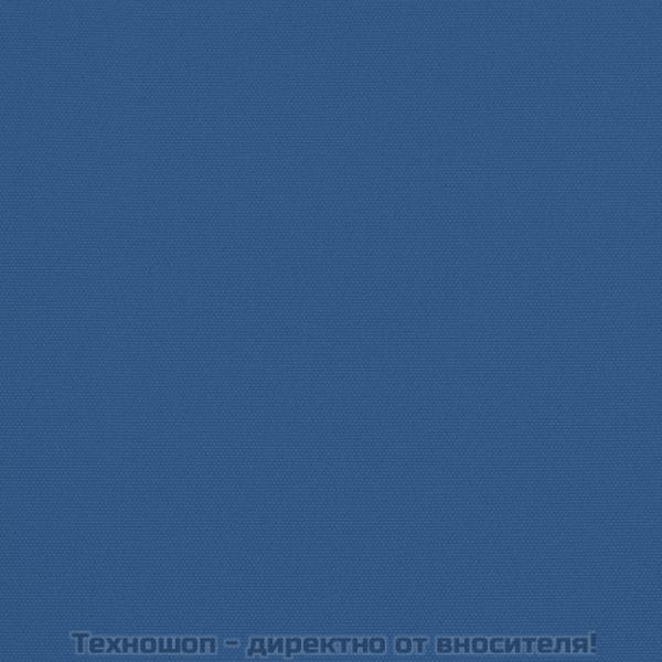 Градински чадър с дървен прът, лазурносин, 300x300x273 см