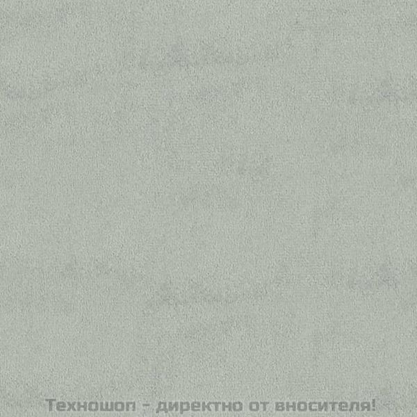 Пейка, светлосива, 110x40x70 см, кадифе