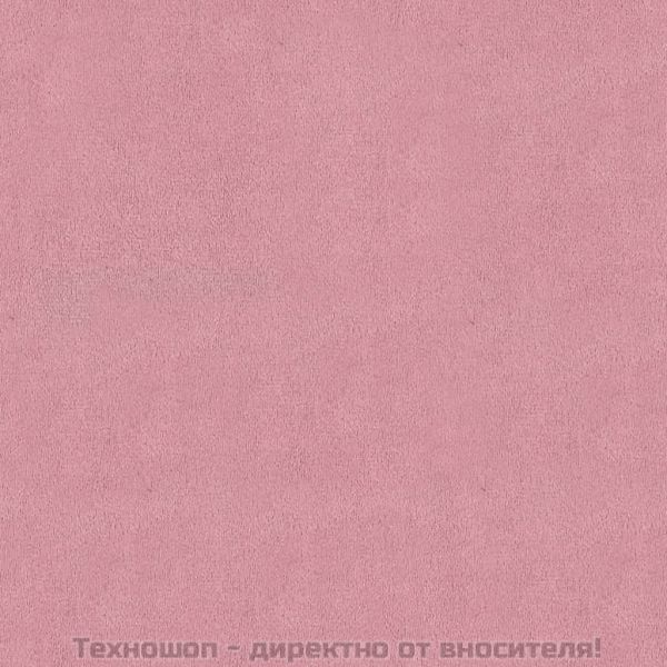 Пейка, розова, 110x40x70 см, кадифе