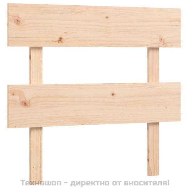 Рамка за легло без матрак, 90x200 см, масивна чамова дървесина