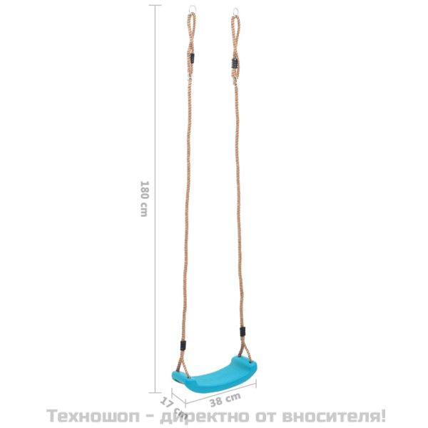 Люлка за деца, светлосиня