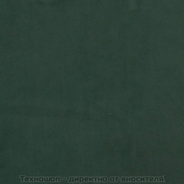 Матрак за легло с покет пружини тъмнозелен 120x200x20 см кадифе