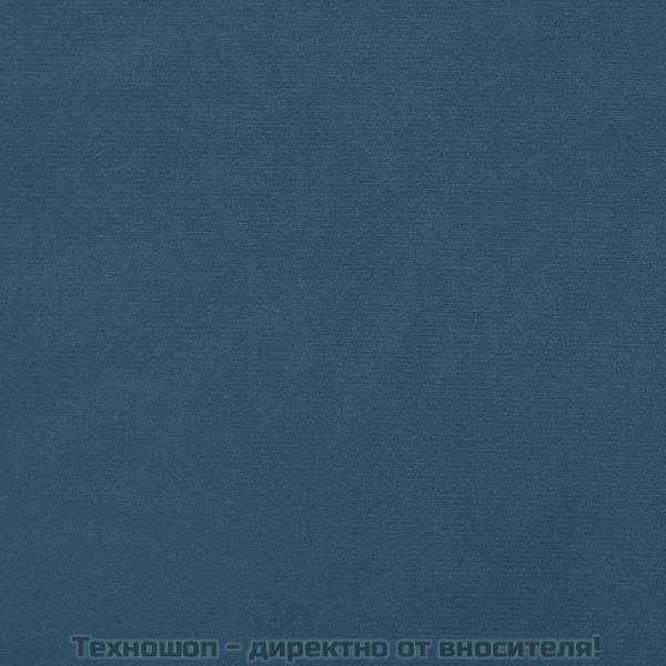 Матрак за легло с покет пружини тъмносин 160x200x20 см кадифе